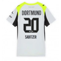 Stroje piłkarskie Borussia Dortmund Marcel Sabitzer #20 Koszulka Wyjazdowej dla damskie 2025-26 Krótki Rękaw